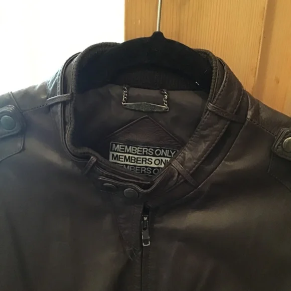 Members Only Jacket, Leather, Fully Lined - Picture 3 of 4